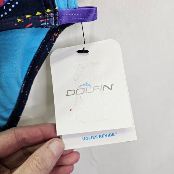 Dolfin Uglies Revibe Eye Spy Strappy Bikini Bottoms Size Large - Picture 7 of 12